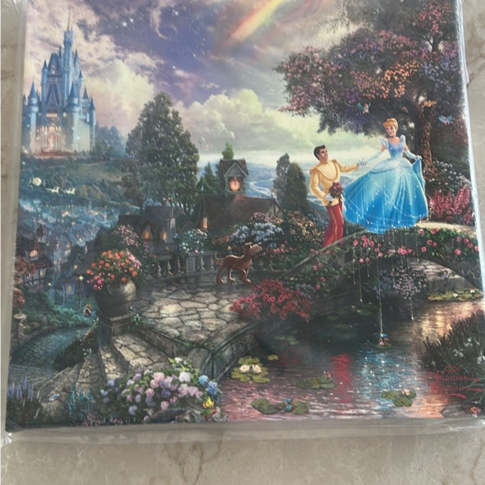 Disney Thomas Kinkade Canvas Art